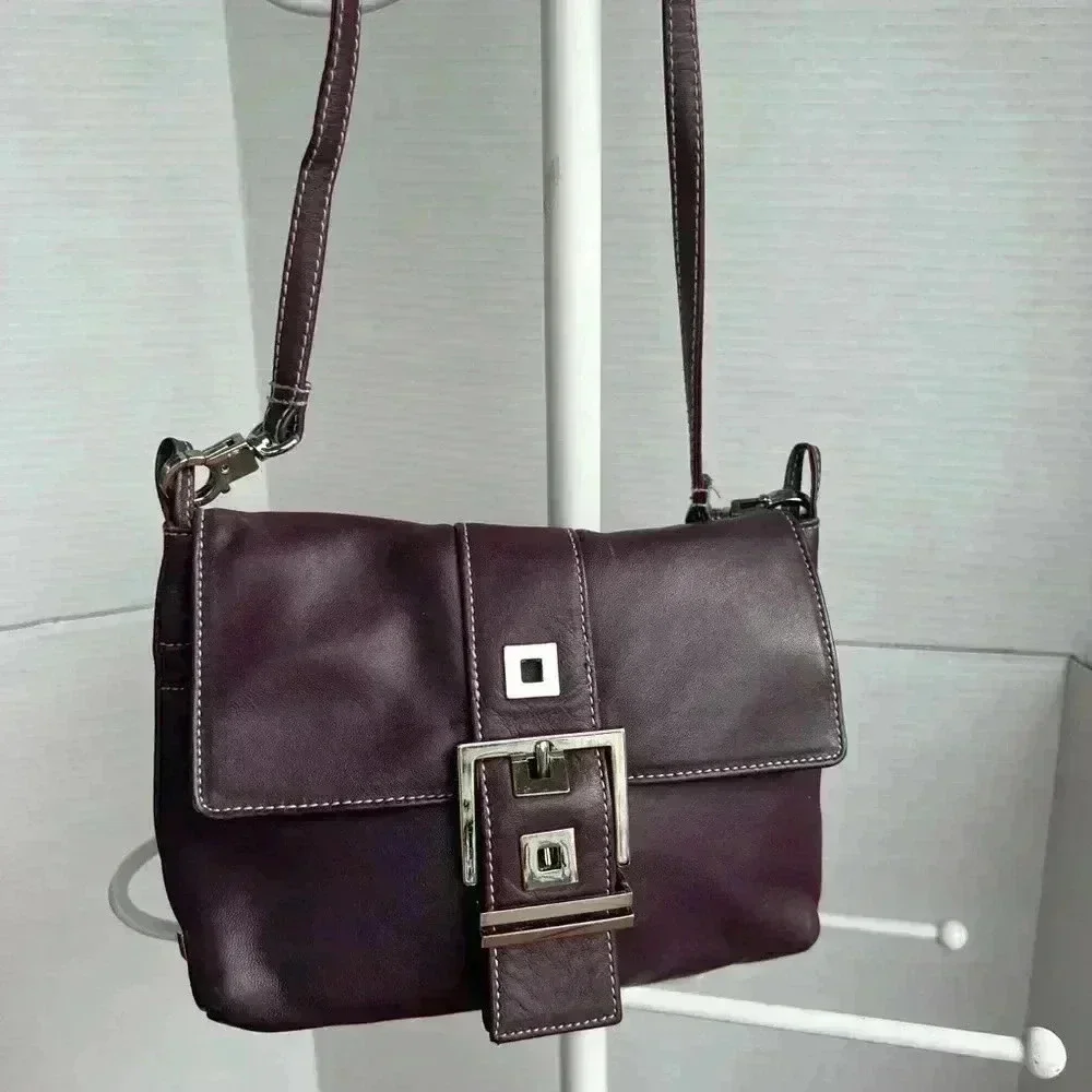 Perlina  Leather Crossbody Bag - Picture 2 of 13